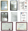 La Cina Yingxinyuan Int'l(Group) Ltd. Certificazioni